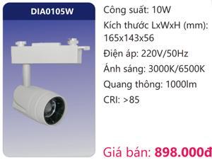 Đèn Led Duhal chiếu điểm thanh ray 10W DIA0105W