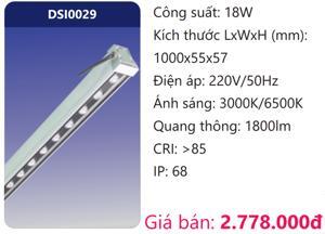 Đèn Led Duhal DSI0029 18W