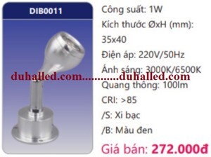 Đèn Led Duhal gắn nổi chiếu điểm trang trí DIB0011