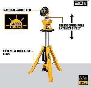 Đèn LED đứng dùng pin 20V DeWalt DCL079N-KR