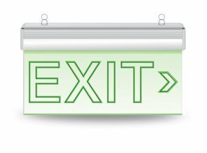 Đèn Led Exit chỉ dẫn 1 mặt Rạng Đông D CD01