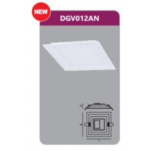 Đèn led gắn nổi vuông Duhal DGV012AN 12W