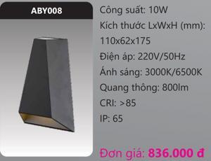 Đèn led gắn vách ngoài trời Duhal ABY008 - 10W