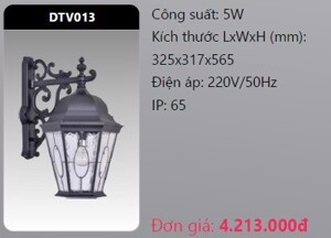 Đèn Led gắn vách trang trí DTV013