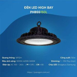 Đèn Led High Bay 150W ParaGon PHBSS150L