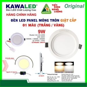 Đèn LED Kawaled DL135-A9W-T