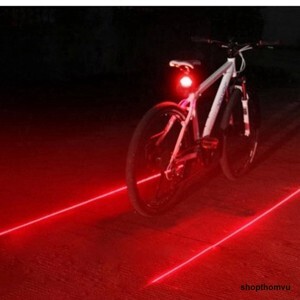 Đèn led laser cốt yên xe đạp Brand