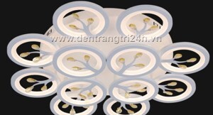 Đèn led mâm ốp trần hiện đại cao cấp X83-8+4