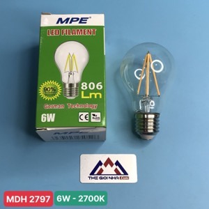 Đèn led MPE FLM-6/A60 6W