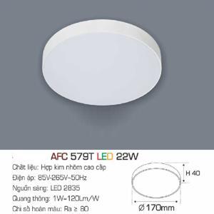 Đèn led nổi 1 chế độ  AFC 579T 22W