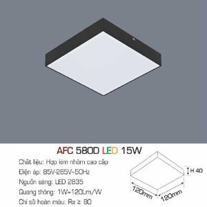 Đèn led nổi 1 chế độ  AFC 580D 15W