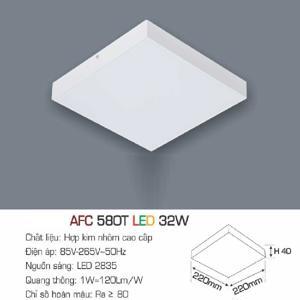 Đèn led nổi 1 chế độ  AFC 580T 32W