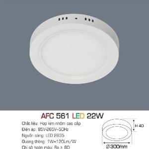 Đèn led nổi cao cấp 1 chế độ  AFC 561 22W