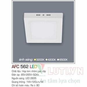 Đèn led nổi cao cấp 1 chế độ  AFC 562 18W