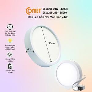Đèn led ốp trần 24W CED121T-24D Comet