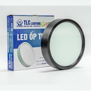 Đèn LED ốp trần 6W tròn vỏ đen- Đơn sắc TLC-ONT-TĐ-6W