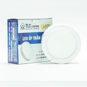 Đèn LED ốp trần 6W tròn vỏ trắng- Đơn sắc TLC-ONT-TT-6W