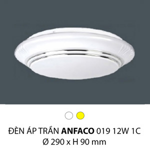 Đèn Led ốp trần Anfaco AFC 019 LED - 12W