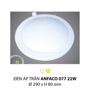 Đèn Led ốp trần Anfaco AFC 077 22W-T6