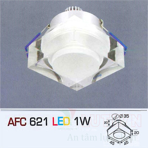 Đèn led ốp trần nổi Anfaco AFC-621-1W