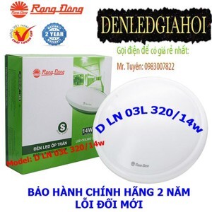 Đèn led ốp trần Rạng Đông D LN03L 320/14W