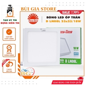 Đèn led ốp trần Rạng Đông D LN08L 23x23/18W