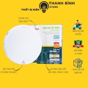 Đèn LED ốp trần tròn LN12 170/12W