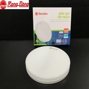 Đèn led ốp trần tròn Rạng Đông LN12.RAD 220/18W