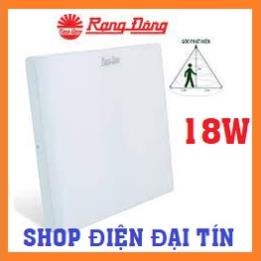 Đèn led ốp trần vuông Rạng Đông LN12.RAD 220/18W