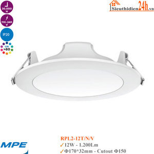 Đèn LED panel 12W – RPL2-12T