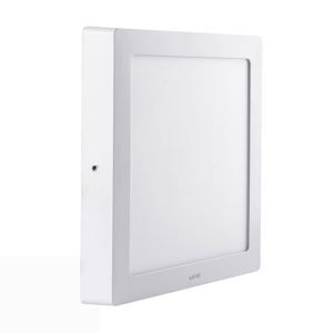 Đèn LED panel 18W – vuông 217mm gắn nổi, chỉnh sáng dimmer, ánh sáng vàng, MPE, mã SSPL-18V/DIM