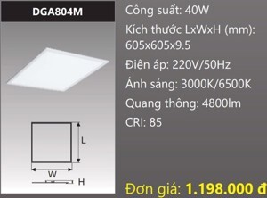 Đèn led panel bảng Duhal DGA804M