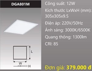 Đèn led panel bảng Duhal DGA801M