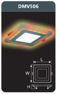 Đèn led panel Duhal DMV506