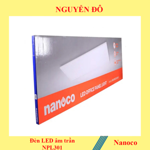 Đèn LED panel office ốp trần loại tấm 40W 3000k vàng Panasonic NPL30123