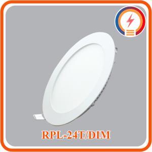 Đèn Led Panel tròn âm Dimmable 24W MPE RPL-24V/DIM ánh sáng vàng