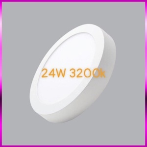 Đèn Led Panel tròn nổi Dimmable 24W MPE SRPL-24V/DIM ánh sáng vàng