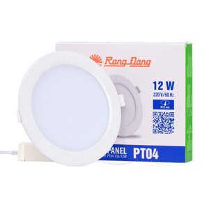 Đèn led panel tròn Rạng Đông D PT04L 135 12W