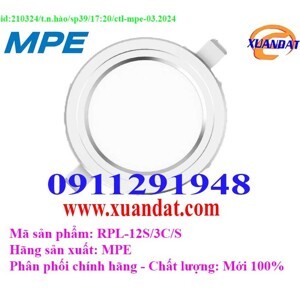 Đèn Led panel tròn RPL-12W