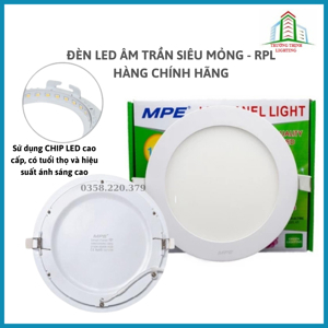 Đèn Led panel tròn RPL-9W