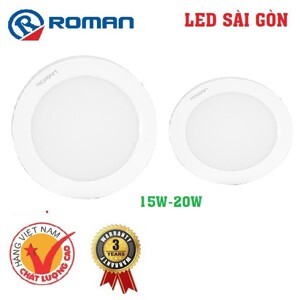 Đèn LED panel vỏ nhựa PC Roman ELT8002/15W