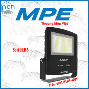 Đèn LED pha 400W, ánh sáng vàng, MPE, mã FLD5-400V