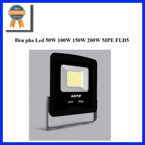 Đèn LED pha 50W, ánh sáng trắng, MPE, mã FLD5-50T