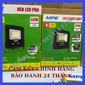 Đèn LED pha 50W, ánh sáng trắng, MPE, mã FLD5-50T