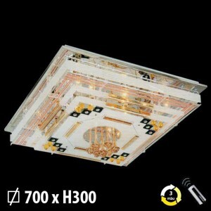 Đèn led pha lê vuông Hplight ML-8161