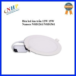 Đèn Led Slim downlight 15W Ánh Sáng Trắng NSD1561 Nanoco