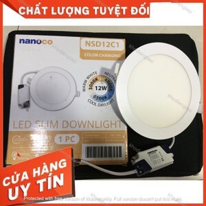 Đèn LED Slim Downlight Nanoco NSD12C1 12W