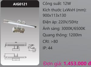 Đèn led soi gương phòng tắm Duhal AIG0121