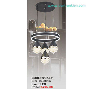 Đèn led thả bàn ăn 2202-4+1