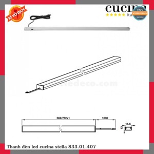 Đèn Led Thanh Kết Hợp Cảm Biến Cửa Cucina 833.01.407